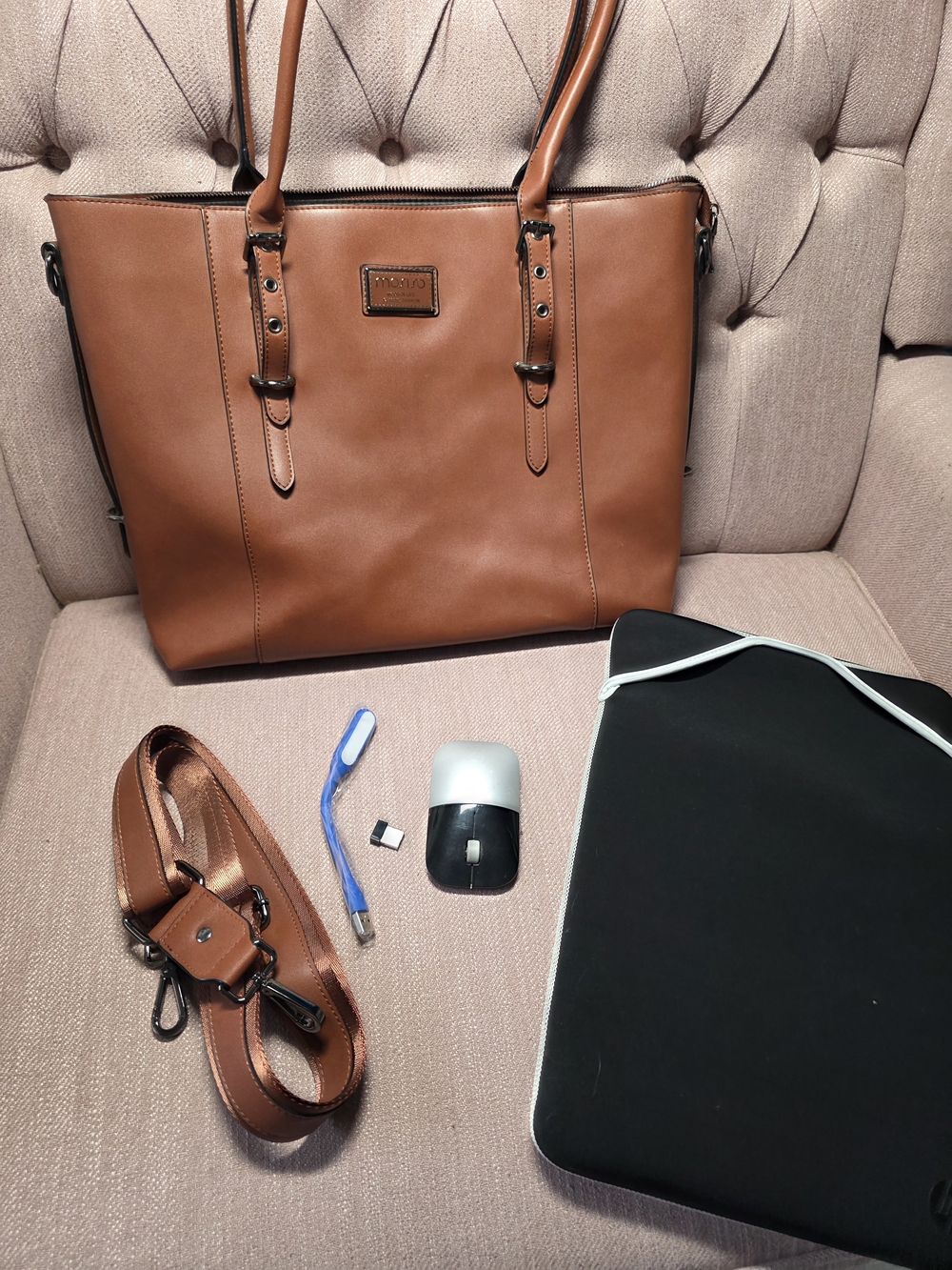 Mosiso Classic Work & Travel Laptop Carryall With Accessories